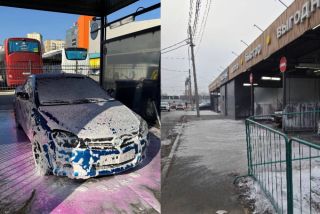 Автомойка на Русской во Владивостоке «помыла» не только машины, но и прохожих