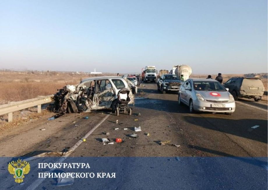 Трагедия на трассе: в ДТП с тремя фурами погиб четырёхлетний ребёнок в Приморье
