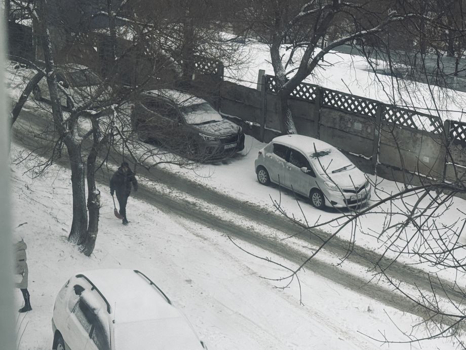 Владивосток в снежном плену: город переживает мощный снегопад