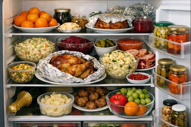 «Не выбрасывать же»: что делать с остатками новогодних блюд