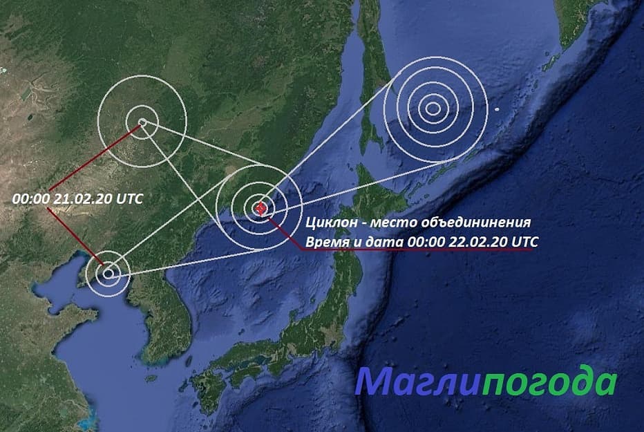 Карта циклонов сочи