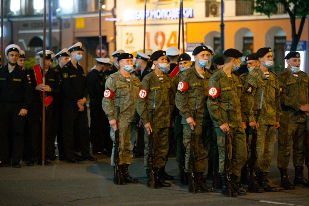 Репетиция парада владивосток фото